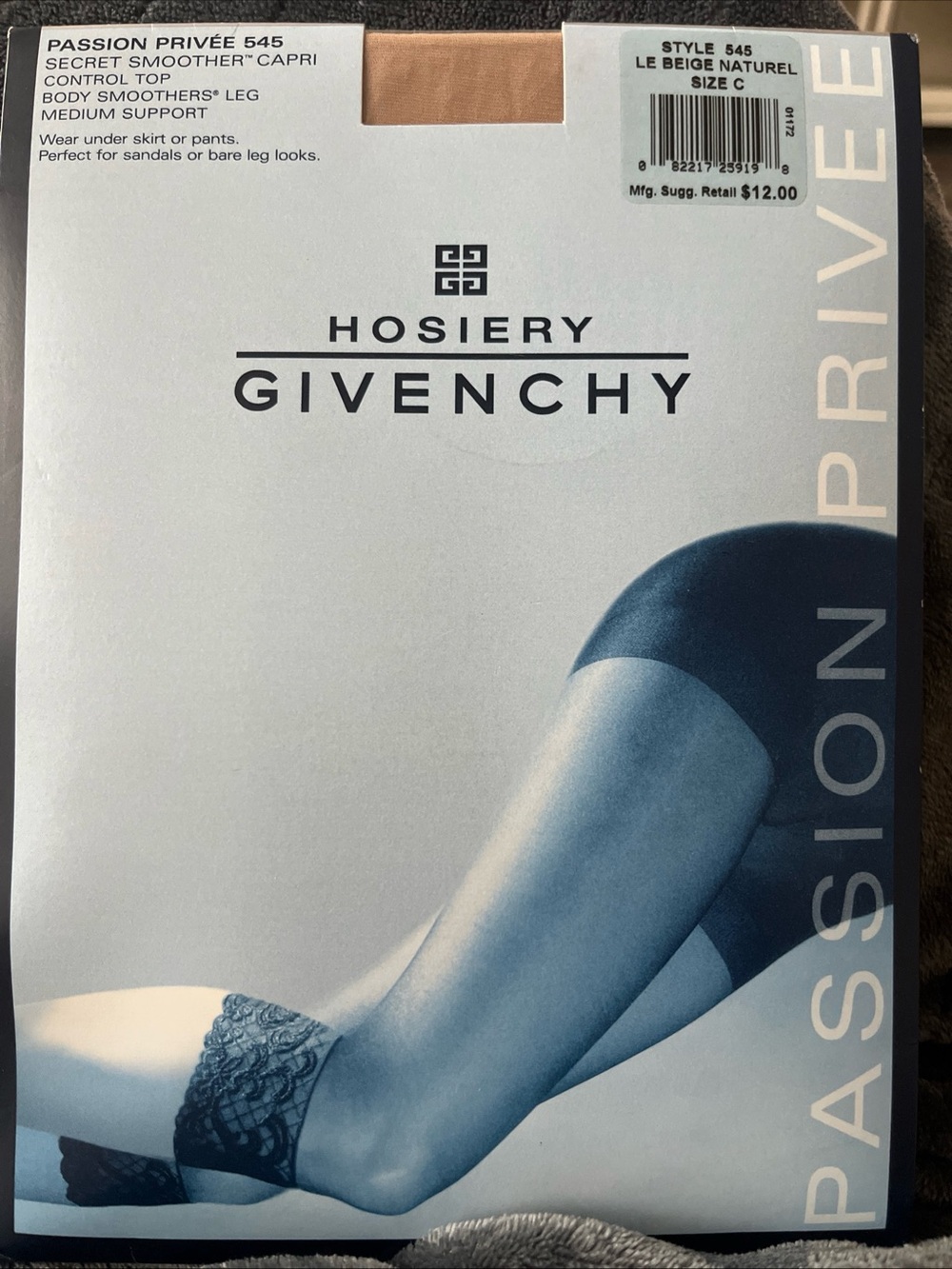 Givenchy Passion Privée Beige Sheer Hosiery Beige Naturel